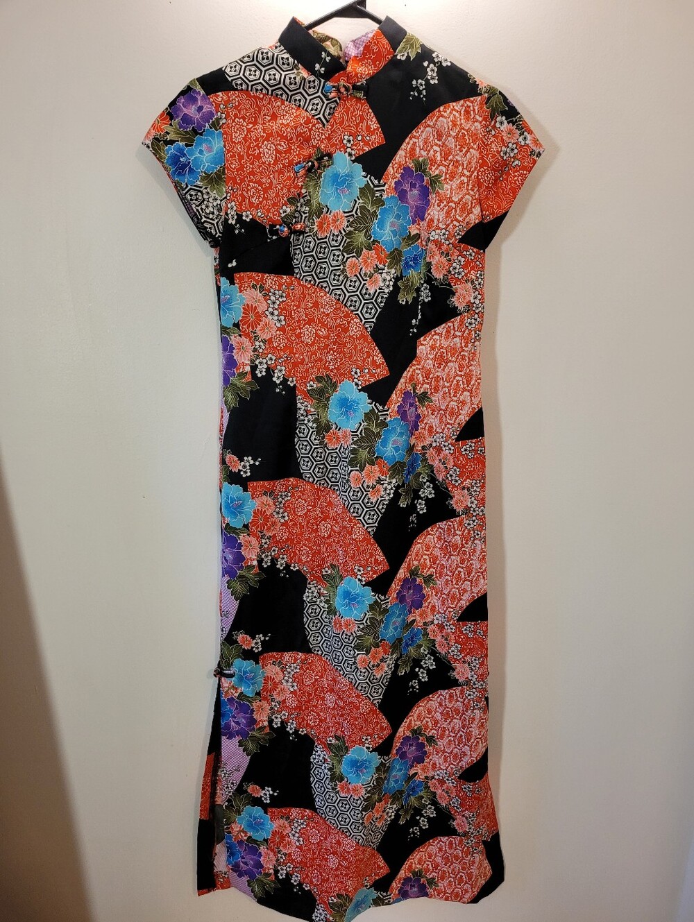 Vintage 60's Hawaiian Liberty House by Sydney Floral Patchwork Maxi Dress - 6